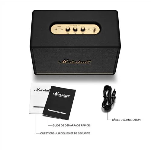 Marshall Woburn III Altavoz Bluetooth Inalámbrico Negro